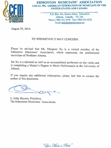 CFM Canadian Federation of Musicians